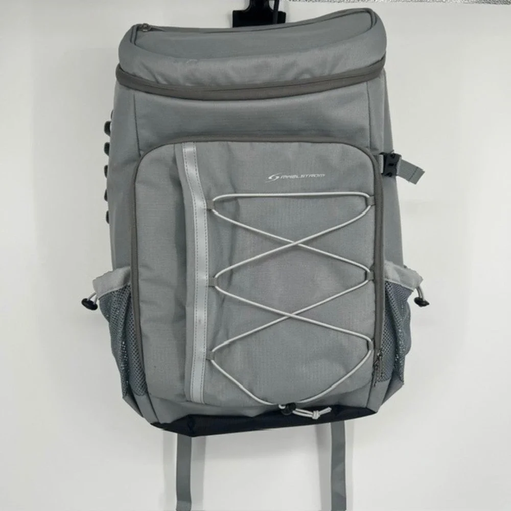 New Maelstrom Cooler Backpack KB-01 Grey Insulated Leakproof Picnic Camping Bag‎